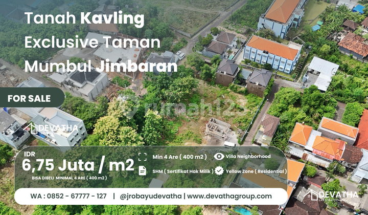 Exclusive Land Plot for Sale in Taman Mumbul, Jimbaran – Premium Location Ready to Build CODE LJJ0001