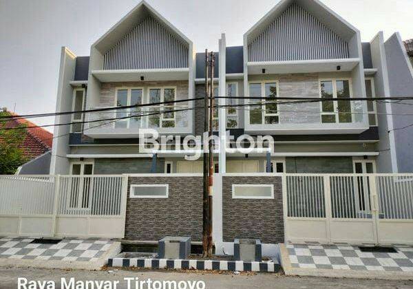 Raya Manyar Tirtomoyo.  Rumah 2 Lantai Baru Gress Raya Manyar Tirtomoyo Tompotika 1