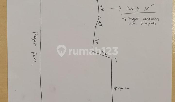 Strategic Land for Rent in Sawangan, Depok (Suitable for Showroom Business)