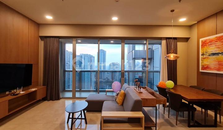 For Rent: Anandamaya Residence Apartment, Japanese-style Furnished Design, 2 BR + 1, size 150 sqm, city view.