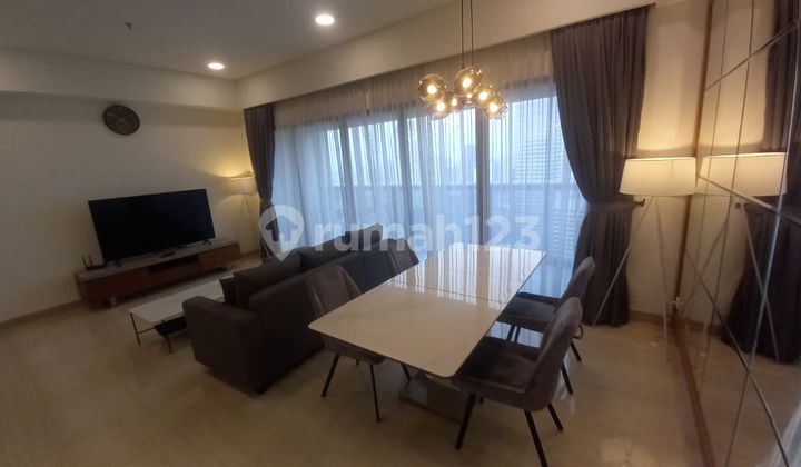 For Rent: Anandamaya Apartment Central Jakarta, 150sqm size, High floor with Sudirman view