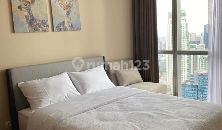 For Rent: Anandamaya Residence Apartment, Central Jakarta, High floor, 131sqm size, city view