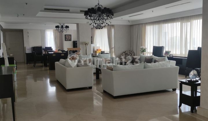 For Sale SCBD Suites Apartment, Kebayoran Baru, South Jakarta, Newly Renovated, High Floor, 3BR, City View