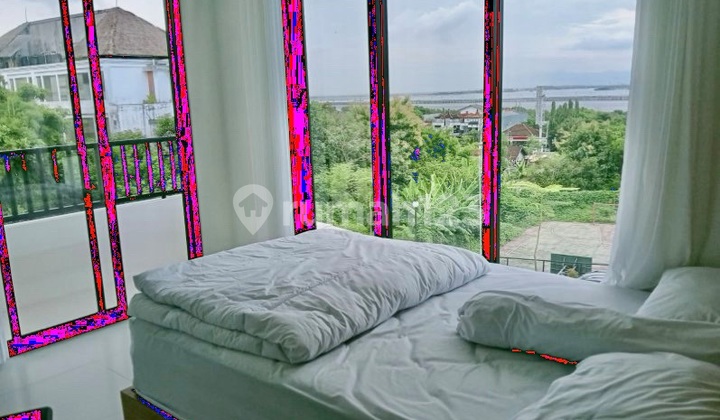 Villa View Laut Dari Kamar Tidur Rumah SHM Bagus