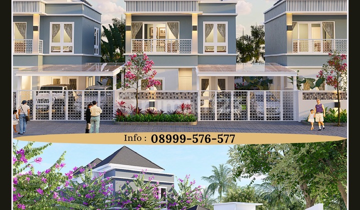 Affordable Priced Multi-Story House in Nusa Dua with Swimming Pool Facilities within a Cluster 2