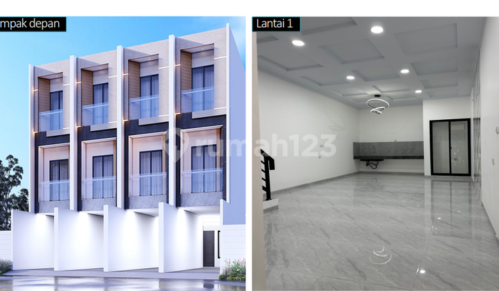 Dijual Rumah Baru 3 Lantai di Tanjung Duren, Jakarta Barat 2