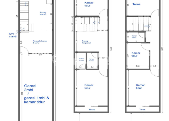 For Sale New 3-Story House in Duri Kepa, West Jakarta 2