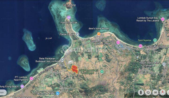 Tanah Strategis di Sekotong Barat Perbukitan View Pantai Sekotong 2