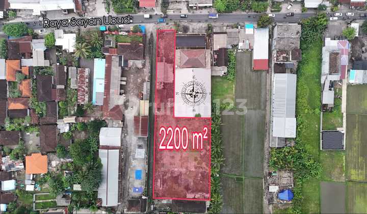 Tanah Zona Perdagangan Jasa Di Jalan Utama Sayan Ubud Bali Tanah Zona Perdagangan Jasa Di Jalan Utama Sayan Ubud Bali