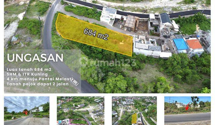 Tanah Ungasan Jalan Utama 4 Km Ke Pantai Melasti  1