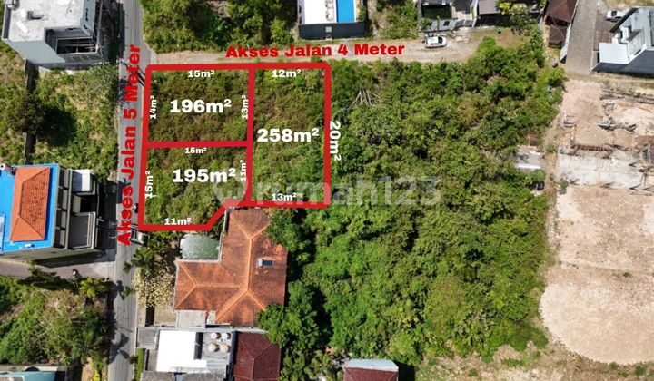 Tanah Pecahan Kecil Di Kutuh Badung Bali