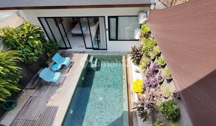 Lease Hold Modern Villa Tibubeneng Badung Bali Rice Field View 2