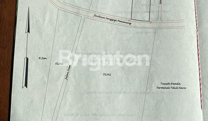 SPECIAL  TANAH DENGAN GARIS PANTAI / BEACH FRONT BEAUTIFUL SUNSET VIEW