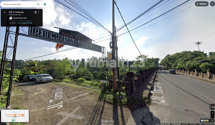 Tanah 2Are Pinggir Jalan Utama Abiansemal, Cocok untuk Usaha