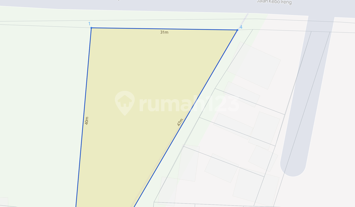 Dijual Tanah 850M2 di Denpasar Barat Kawasan Bisnis & Industri