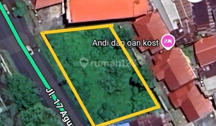 Disewakan Tanah 1200m2 Di Pinggir Jl 17 Agustus Cocok Buat Usaha 1