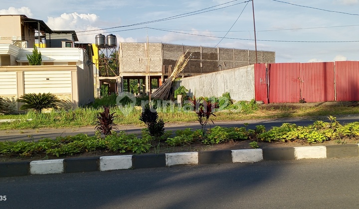 Tanah 325m2 Pinggir Jl Sukarno Dekat Rs Sentra Medika 