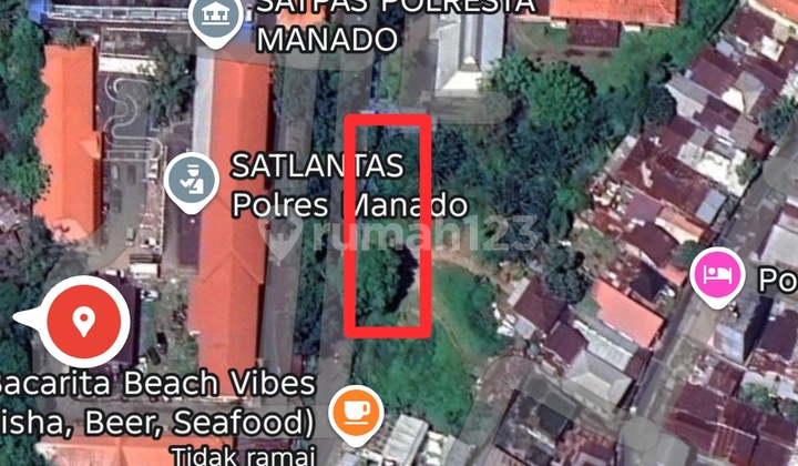 Disewakan Tanah 1000m2 2000m2 Depan Poltabes Jl17 Agustus 1