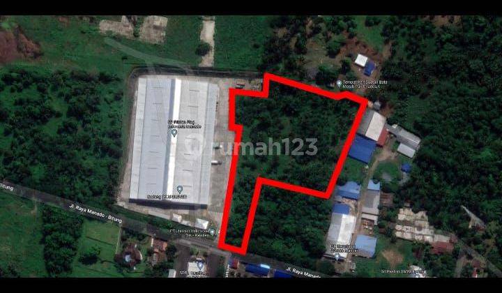 Tanah 1,6h samping gudang Unilever kauditan cocok buat gudang  1