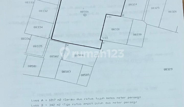 Tanah Kosong dekat dengan  fakultas Pancasila Setasiun Pancasila Mall Aeon Tanjung Barat