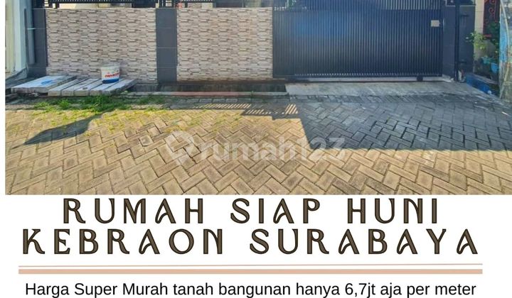 Dijual Rumah Siap Huni Kebraon Surabaya