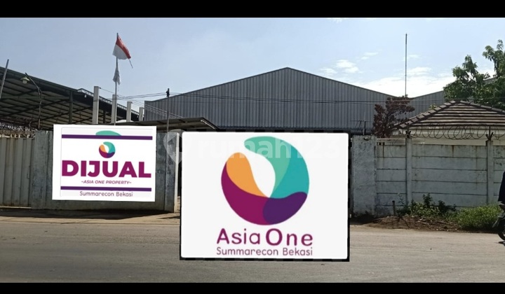 Spacious Warehouse on a Busy Main Road in Bekasi 4200.0 m² Unfurnished