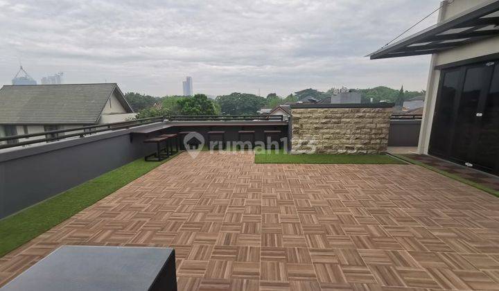 Rumah Keren Rooftop Luas Furnished Di Bintaro Jaya Sektor 7 2