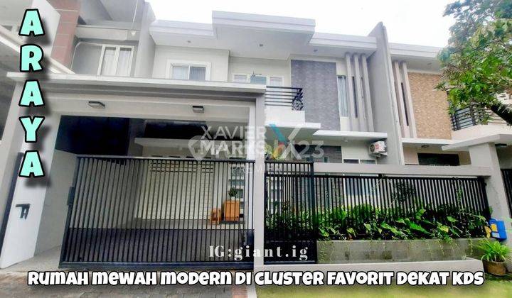 Rumah Semi Furnished Bagus di nieuw indie, Araya 1