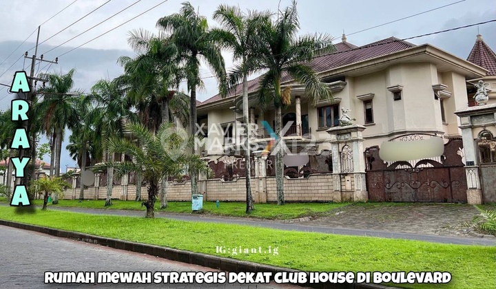 Rumah Mewah Klasik Modern Di Boulevard Araya Malang