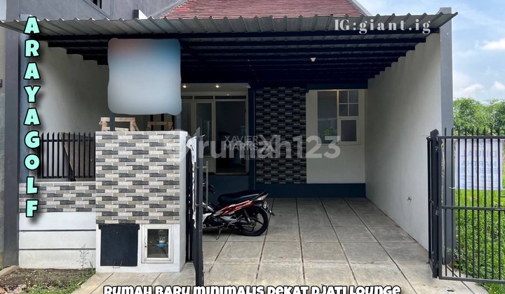 Rumah Minimalis Baru Gres Di Araya Golf Malang