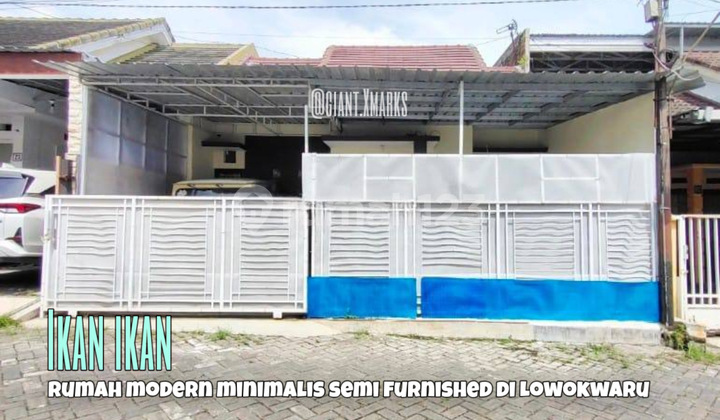 Rumah Minimalis Semi Furnished Di Ikan Ikan Lowokwaru Malang 