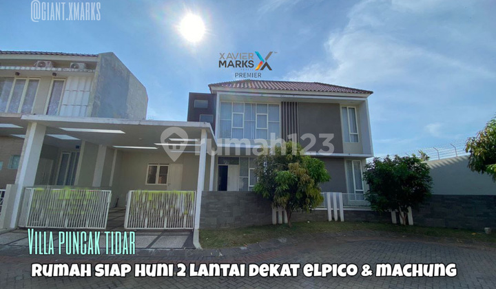 Rumah Modern 2 Lantai Dekat Elpico Di Villa Puncak Tidar Malang 