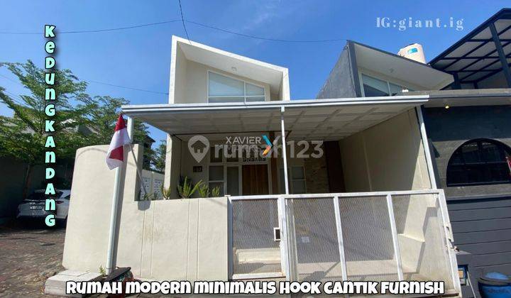 Rumah Bagus Modern Hook Semi Furnish Di Kedungkandang Malang 1