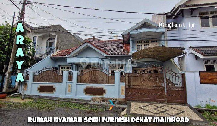 Rumah 2 Lantai Shm Di Kota Mandiri Araya Blimbing Malang 1