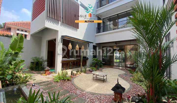 Rumah Modern Soft Balinese Design Di Bsd City Rumah Modern Soft Balinese Design Di Bsd City
