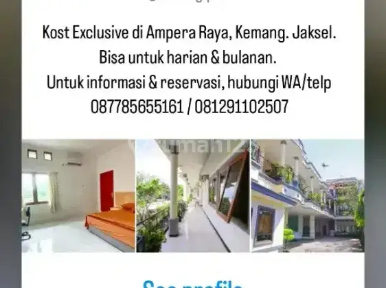 Kost Exclusive di Ampera, Kemang. Jaksel. 1