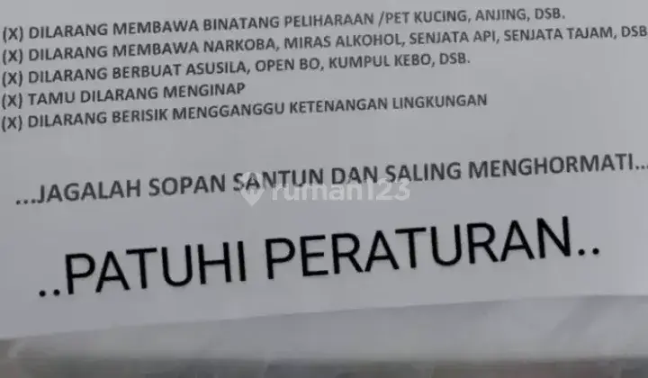 PALING MURAH !! Kost AC Kamar Mandi Dalam + AC + Wifi + Dapur Bersama 1