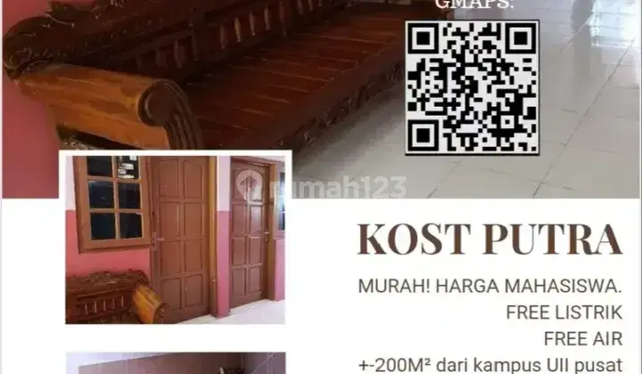 KOST AMANAH PUTRA KAMPUS UII PUSAT JL.KALIURANG 2