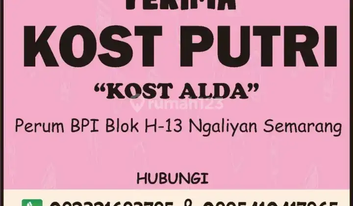 Kost Putri 3 Lantai murah di semarang 2