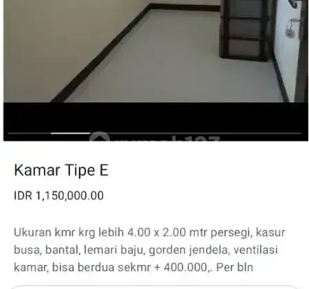 Kost Apik Nyaman Khusus Putri Kramat Lontar 1