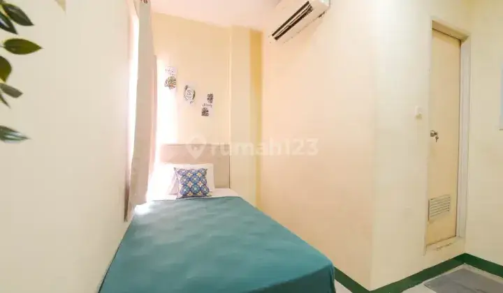 Sewa Kost Le Paris Syariah Siap Huni Single Bed Dekat Bandara Soetta 2