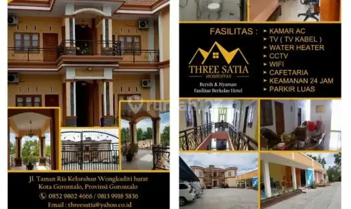 Homestay/Kost THREE SATIA di Gorontalo 1