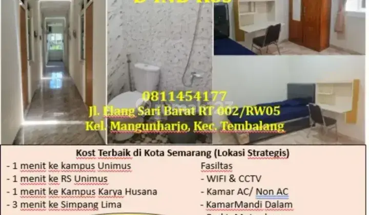 Kost di semarang (Sambiroto) 1