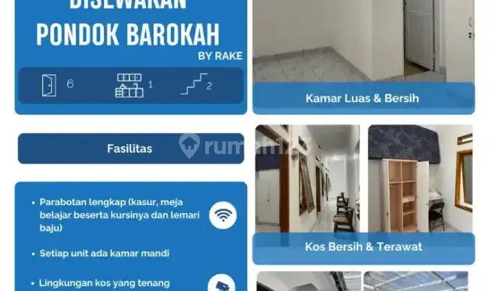 Kosan disewakan lokasi strategis bangunan baru siap huni 1