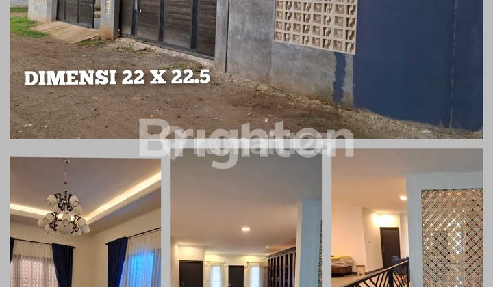 DIJUAL RUMAH 2 LT HOOK + TANAH TTL 495M² 1