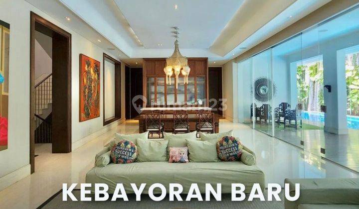 For Rent Rumah Luxurious Modern House Kebayoran Baru Darmawangsa Area Furnished 1