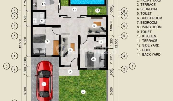 For Sale New House with Private Pool in Nusa Dua 2