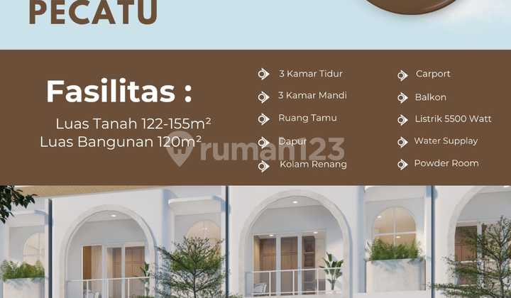 For Sale 2-Story Mediterranean Villa Near GWK Statue