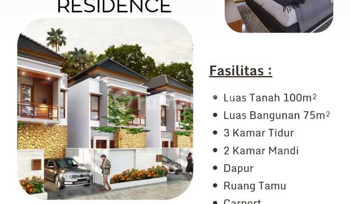 For Sale New One Gate 3 Bedroom House in Nusa Dua