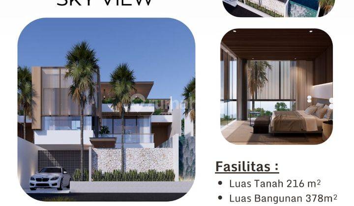 Dijual Villa Mewah 2 Lantai Shm Imb Lengkap di Benoa 1